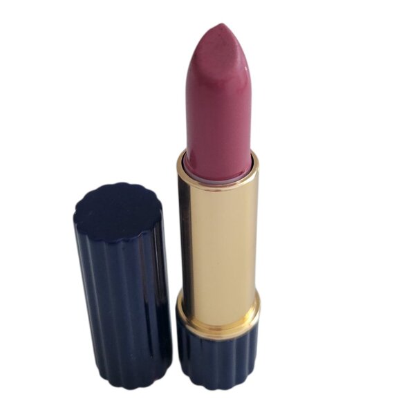 Estee Lauder All Day Lipstick SWEET PEA Navy Blue Ribbed Tube Full Size - Picture 1 of 5